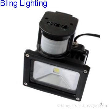 PIR sensor 10W inductive LED flood light,650-800lm,AC190-AC240V